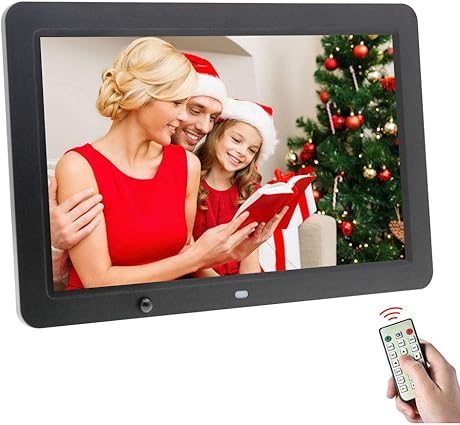 CWHALE Digitaler Fotorahmen elektronischer 12-Zoll-Fotorahmen mit
LED-Bildschirm und hoher AuflAsung 1280 800 digitaler Bilderrahmen mit
Fernbedienung fAr FotoMusikVideo-Player und Kalender : Digitale
Bilderrahmen CWHALE Digitaler Fotorahmen elektronischer 12-Zoll-Fotorahmen mit
LED-Bildschirm und hoher AuflAsung 1280 800 digitaler Bilderrahmen mit
Fernbedienung fAr FotoMusikVideo-Player und Kalender : Digitale
Bilderrahmen