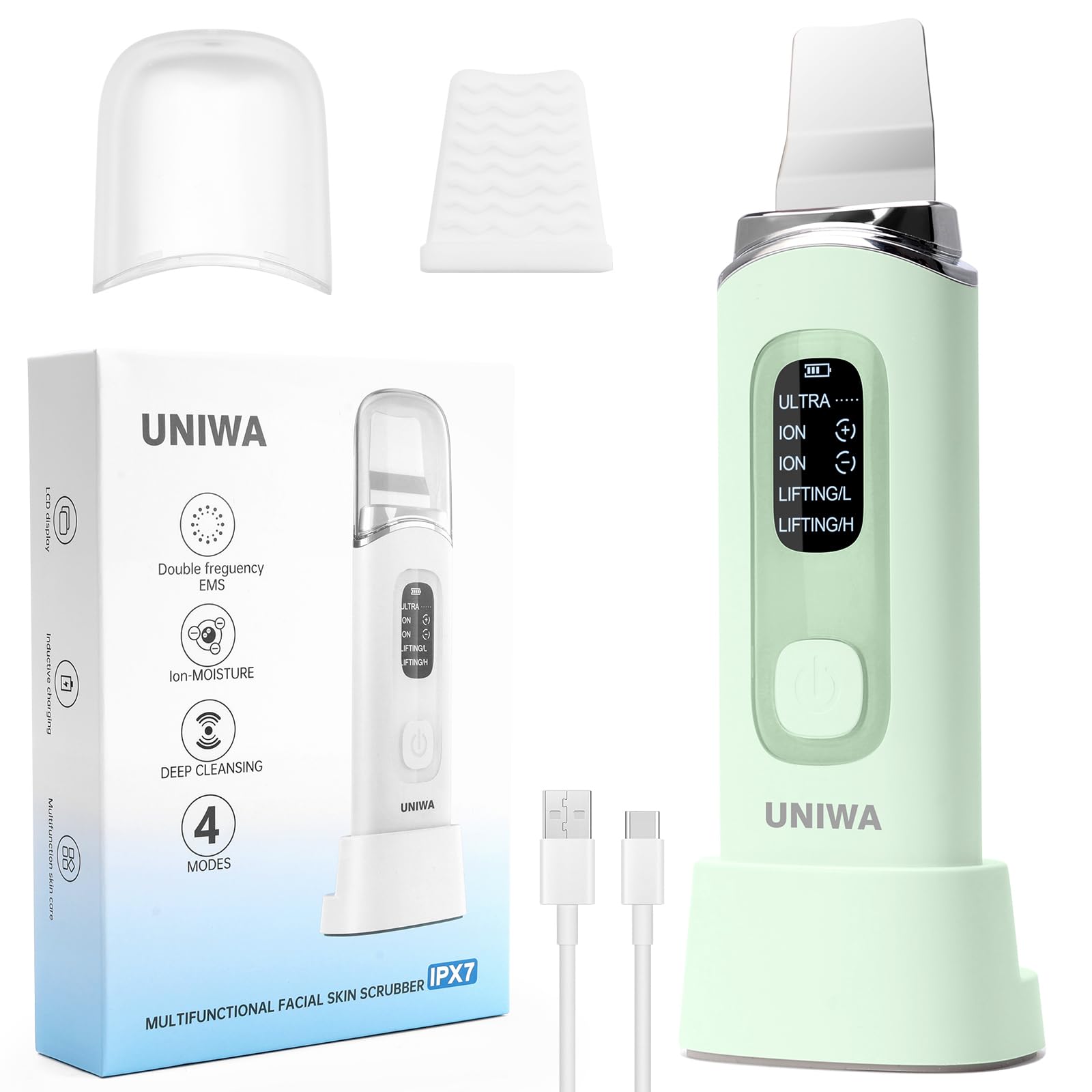 UNIWA Skin Scrubber Face Spatula