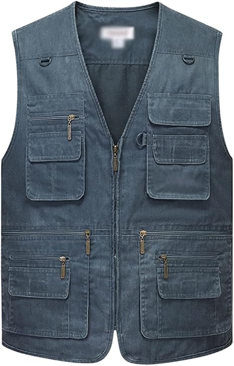 Amazon Co Jp フィッシングベスト フィッシングベスト おしゃれ カウボーイフィッシングジレット アウトドアルーズアウター 登山用写真 ベスト 16ポケット付き Color A 6xl スポーツ アウトドア