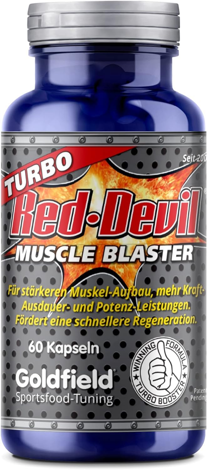 Goldfield Red Devil - 60 Kapseln, Maca, Tribulus, Guarana, Arginin