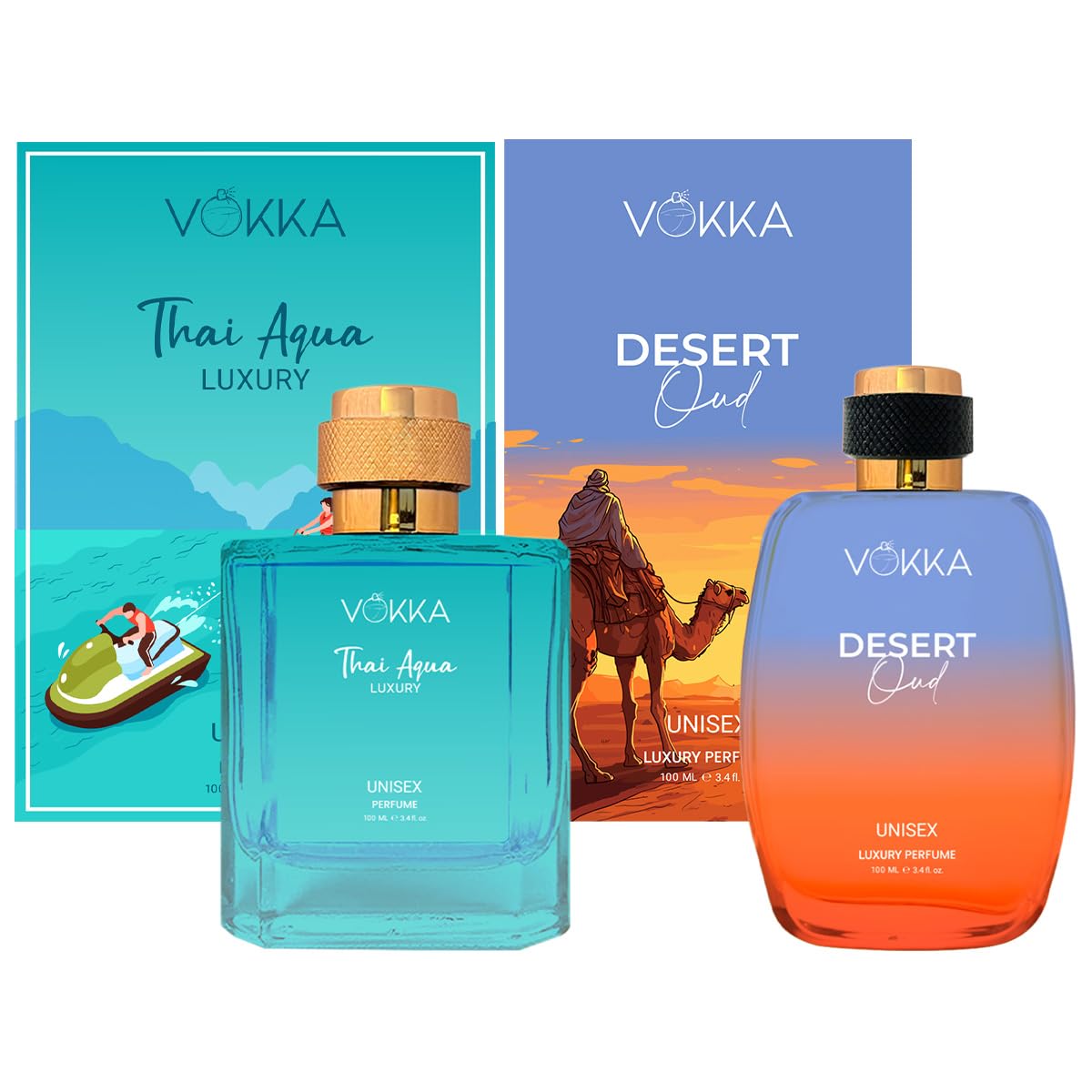 VOKKA Thai Aqua & Desert Oud 2x100ml | Unisex Luxury Long Lasting Perfume For Men & Women | Eau De Parfum | EDP Fragrance for Gift | Travel&Skin Friendly | Notes: Aqua, Patchouli,Spicy Agarwood Ambery-picture-33