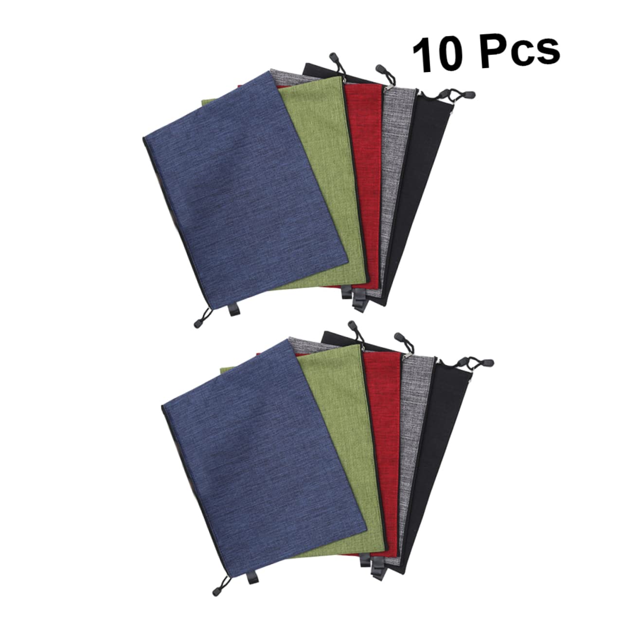 File Organizer B4 in Oxford Zip, 10 Pezzi, Borsa Documenti
