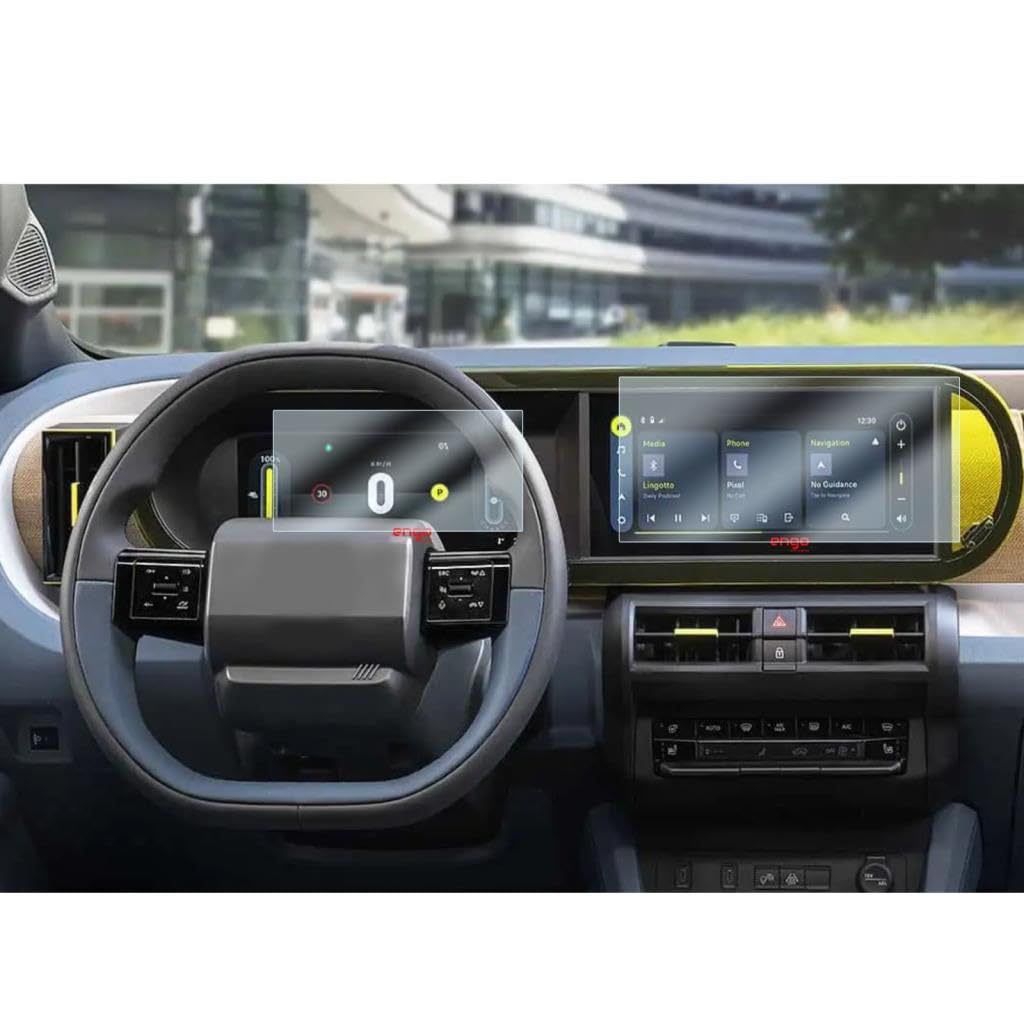 Engo Fiat Grande Panda İle Uyumlu Ekran Koruyucu Multimedya Gösterge Nano