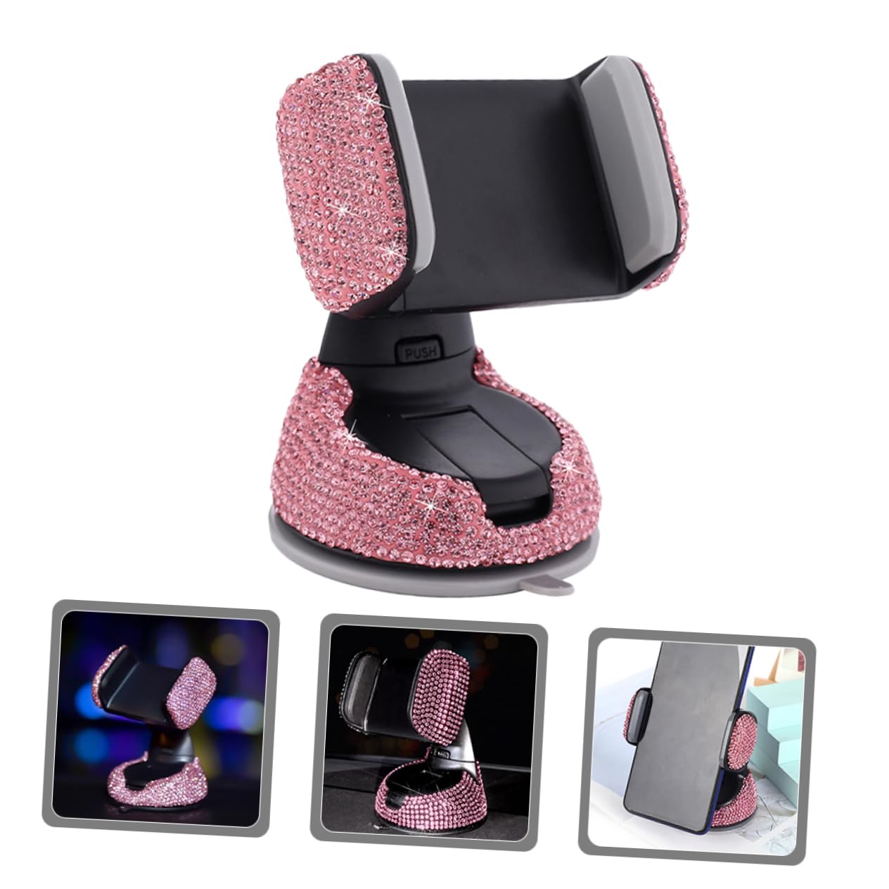 MAGICLULU 2 Pezzi Cellulare da Auto Porta Telefono per Design Innovativo e Antiscivolo Compatibile con Maggior Dei Auto e Smartphone