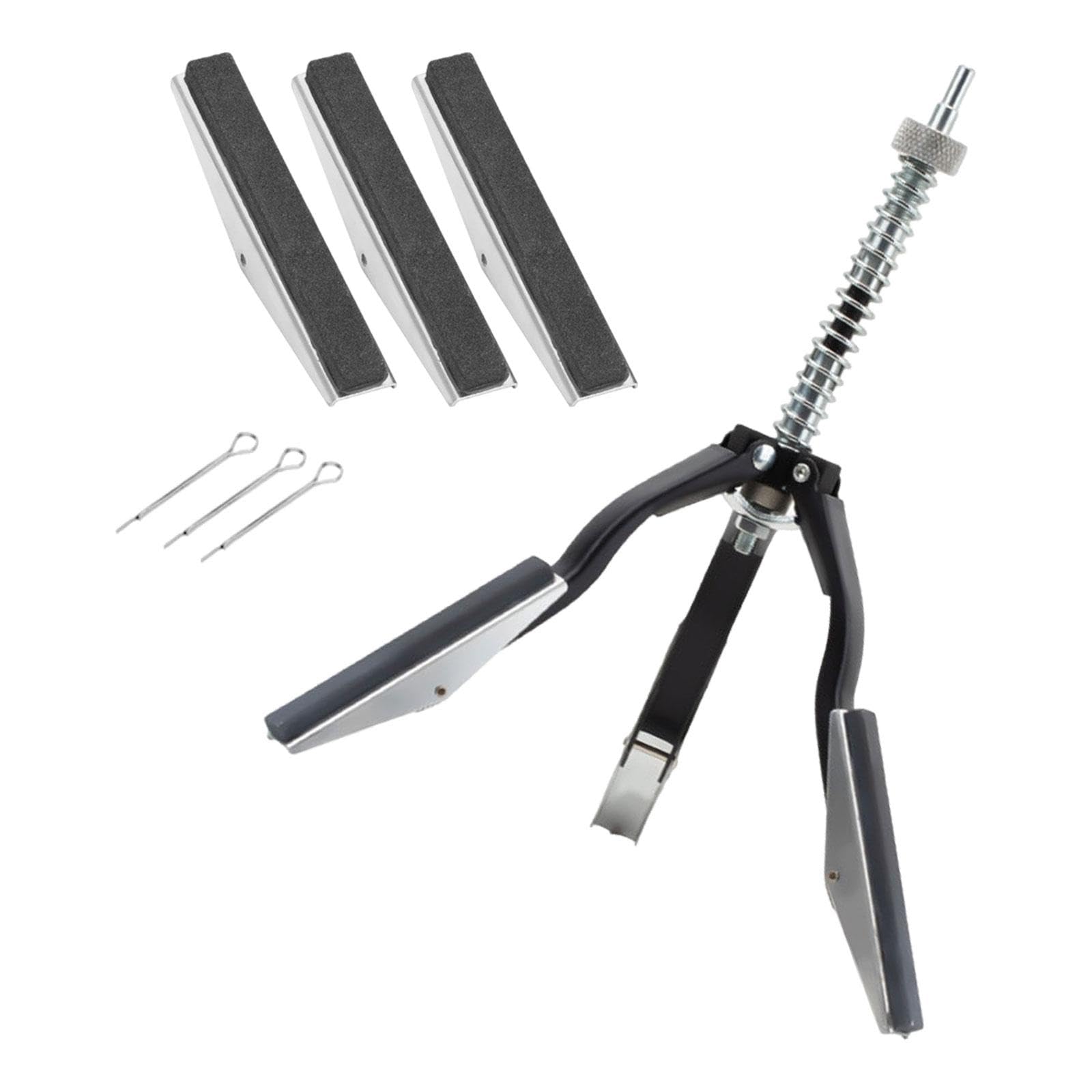 Amagogo Set di utensili per levigatura cilindri motore, utensili per rettifica e lucidatura, 3 ganasce, versatili, facili da installare, sgrassatore, 4inch
