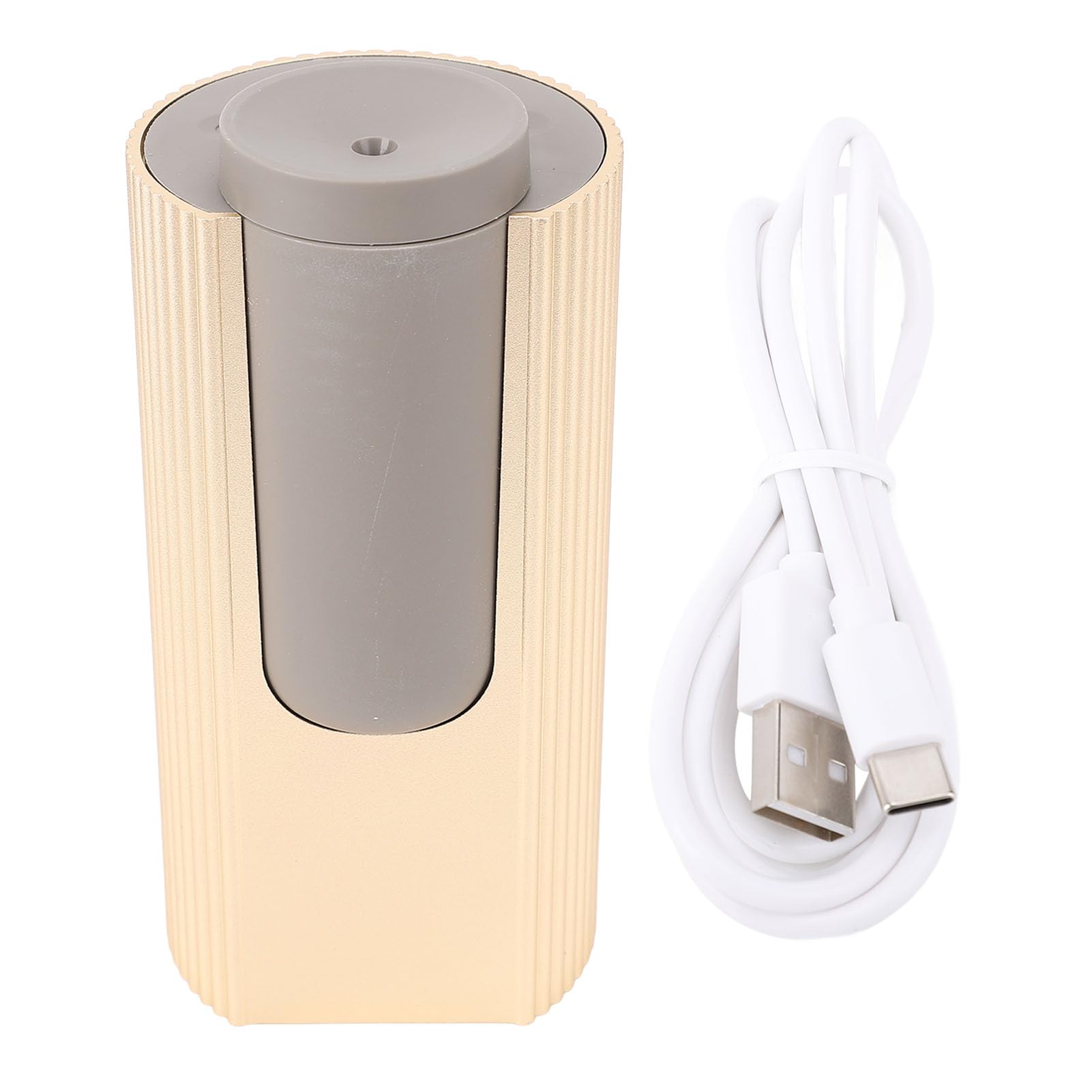 Dyfuzor olejków eterycznych bez wody, przenośny dyfuzor nebulizujący do aromaterapii olejków eterycznych, maszyna do zimnej mgiełki do samochodu, biura, sypialni, 20 ml (gold)