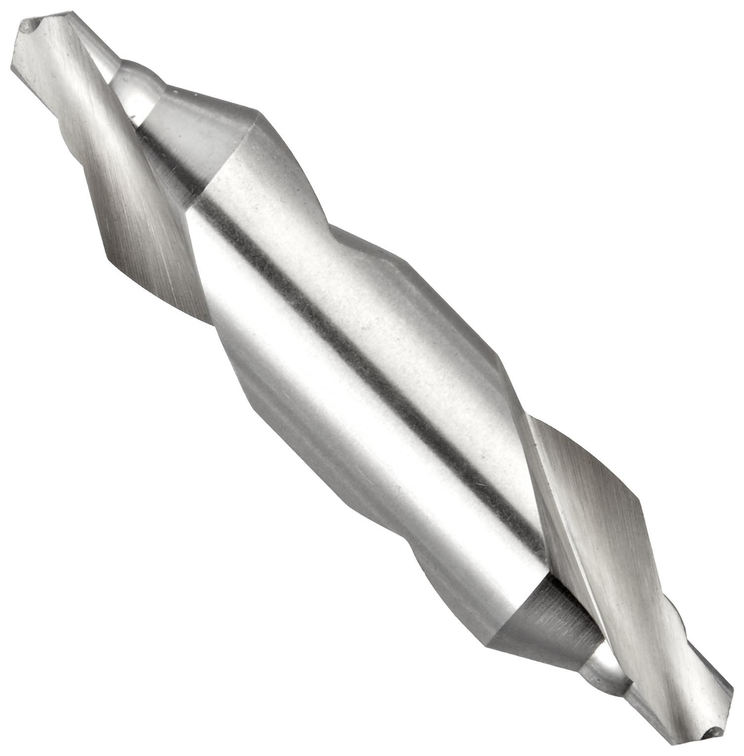 Magafor 145 Series High Speed Steel Combined Drill and Countersink, Uncoated (Bright) Finish, Plain with Bulge Style, 60 Degrees, #6 Size, 0.5 Body Diameter by Magafor