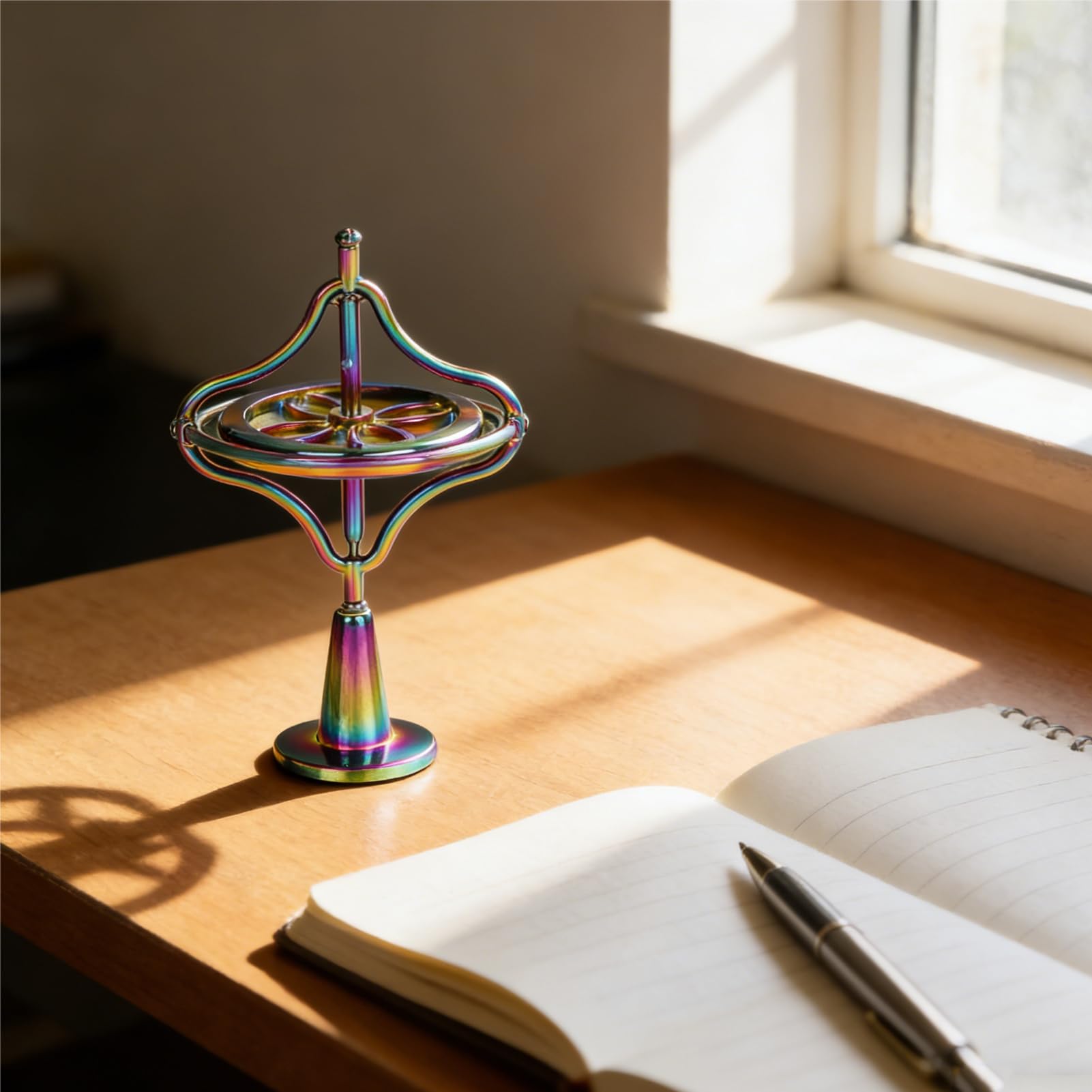 Gyroscope toupie Shienus Doigt Gyroscope Jouets Équilibre Spinner Métal Anti-gravité Gyroscope Coloré Spinning Décompression Jouet éducatif Cadeau pour enfants