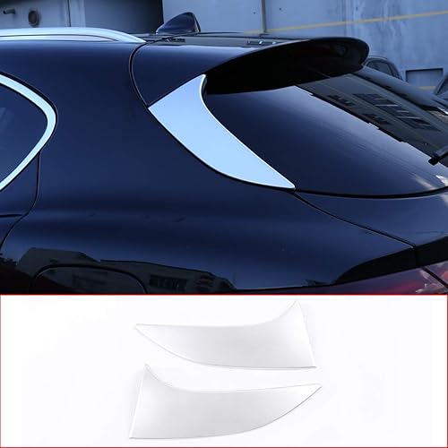 YIWANG ABS cromo plata para Alfa Romeo Stelvio 2017-2020 puerta trasera exterior puerta trasera panel decorativo Trim Auto Accesorios YIWANG ABS cromo plata para Alfa Romeo Stelvio 2017-2020 puerta trasera exterior puerta trasera panel decorativo Trim Auto Accesorios