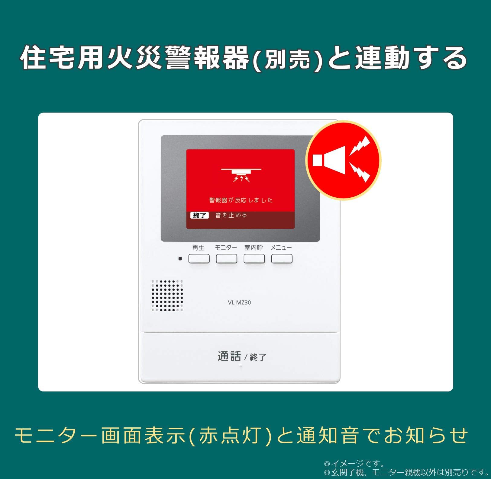 パナソニック テレビドアホン モニター親機 カメラ玄関子機(VL-V522L-S)セット VL-SZ30KL n5ksbvb Amazon.co.jp: テレビドアホン モニター親機 カメラ玄関子機(VL-V522L