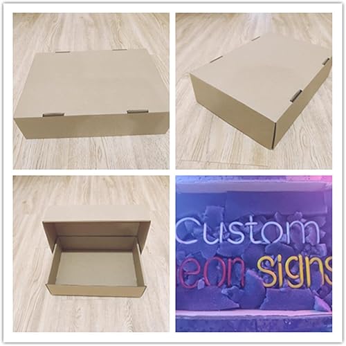 Miniatura 5 de Letreros de neón para bar de cerveza, dormitorio, letrero de neón de vidrio para oficina, hombre, cueva, luces de pared con placa base de impresión