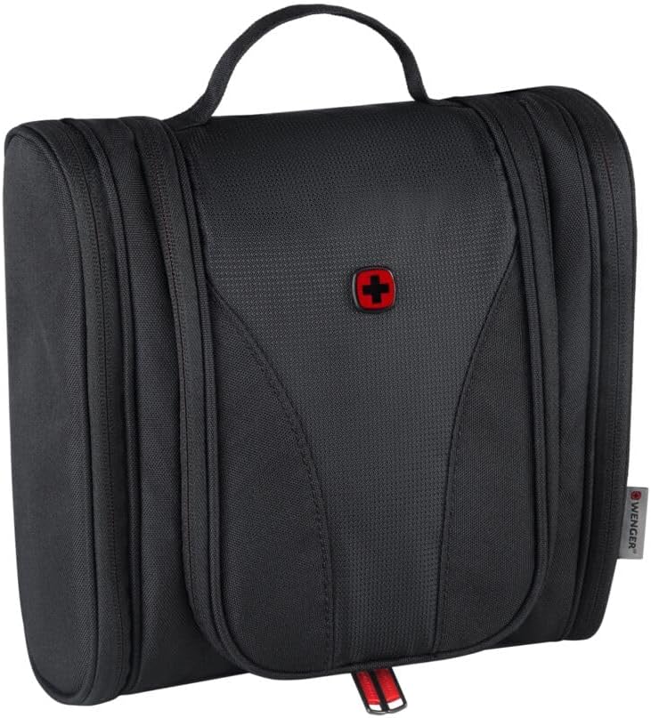 Wenger 611877 Hanging Toiletry Kit Black Unisex Adult Luggage One Size, Black, Organizer