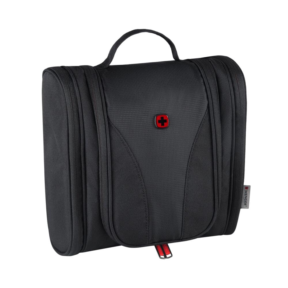 Wenger 611877 Hanging Toiletry Kit Black Unisex Adult Luggage One Size, Black, Organizer