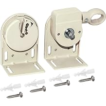 Cordless Bracket, Sunshade Replacement Accessory, Suitable for Coolaroo External Roller Blinds and Cordless Roller Blinds,Universal for Outdoor/Indoor sunshadesBeige
