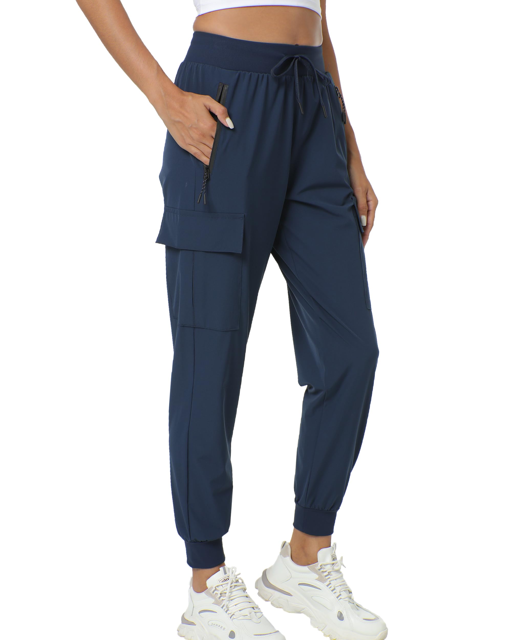 Women's Joggers Lightweight Quick Dry Cargo Hiking Pants with 4 Pockets