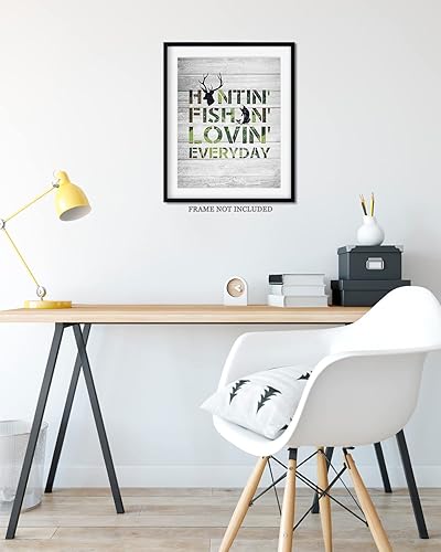 Miniatura 8 de Decoración de pesca y caza, decoración de pared de caza, regalos para cazadores y pescadores, decoración rústica de cabaña de caza, decoración de