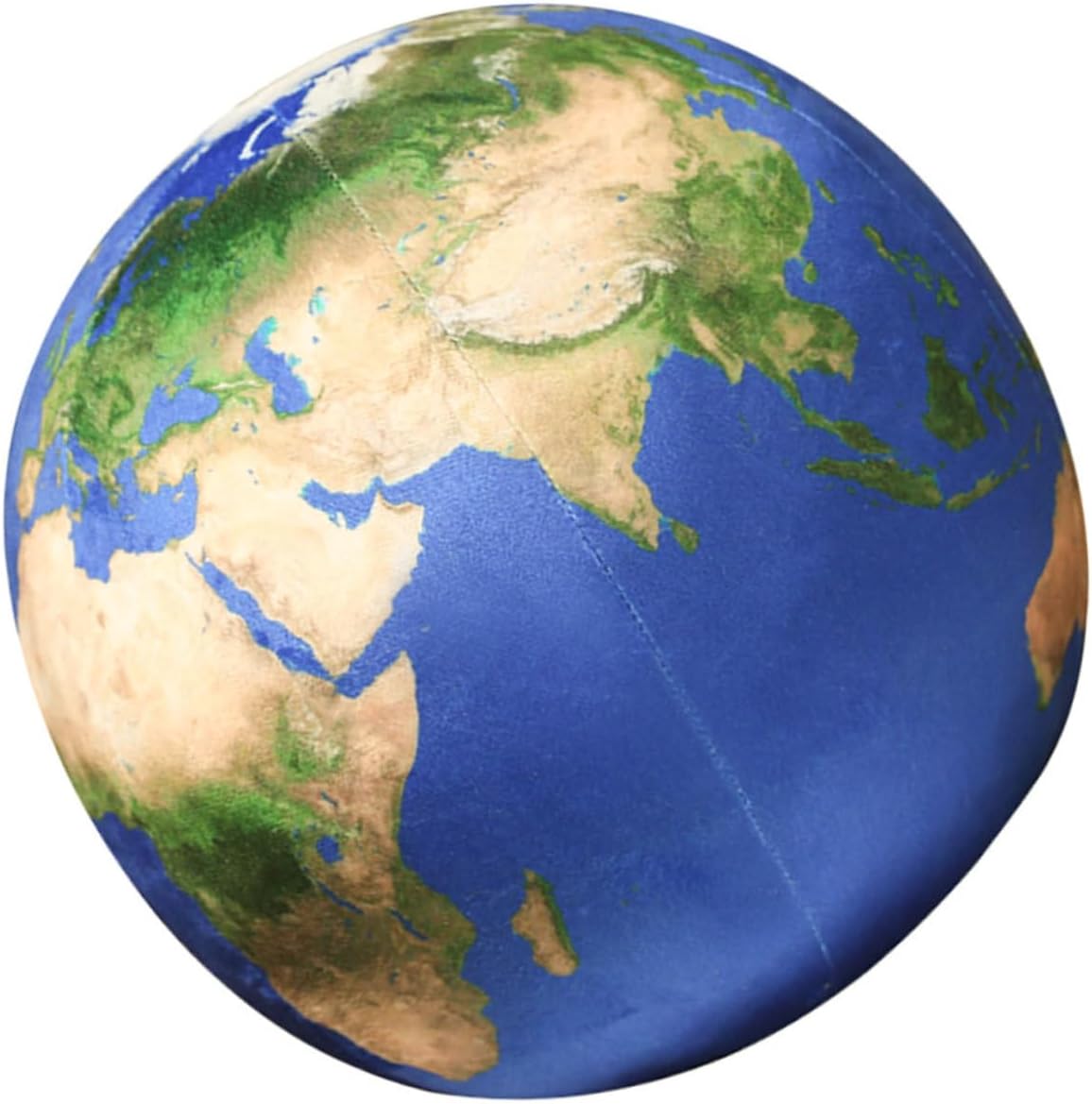 Plush Earth Planet Throw Pillow Soft Stuffed Cushion with Realistic Globe Design for Home Educational Prop and Comfortable Hand Feel