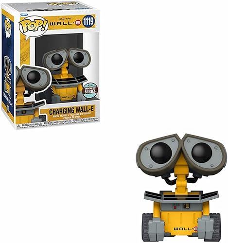 Miniatura 7 de POP Disney Pixar: Charging Wall-E Specialty Series Funko Figura de vinilo (paquete con funda protectora de caja compatible), multicolor, 3.75