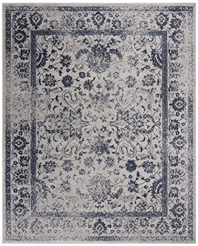 image for SAFAVIEH Area Rug 8x10 - Adirondack Collection - Large - Grey & Navy, 