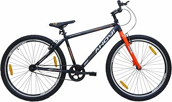 AHOY! Hover Single Speed Cycle Non Gear Cycle 29T | All Terrain Bike for (12+ Yrs) (5.6Ft+ Height) | Bicycle for Men and Women (Orange Color)