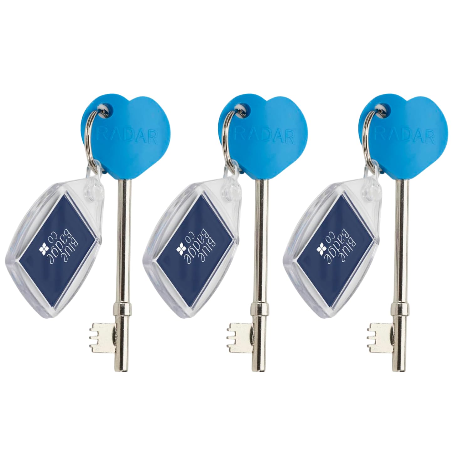 Triple Pack Radar Blue Badge Co Genuine & Offical NKS Radar Key for Disabled Toilets Accessible Loos in The UK