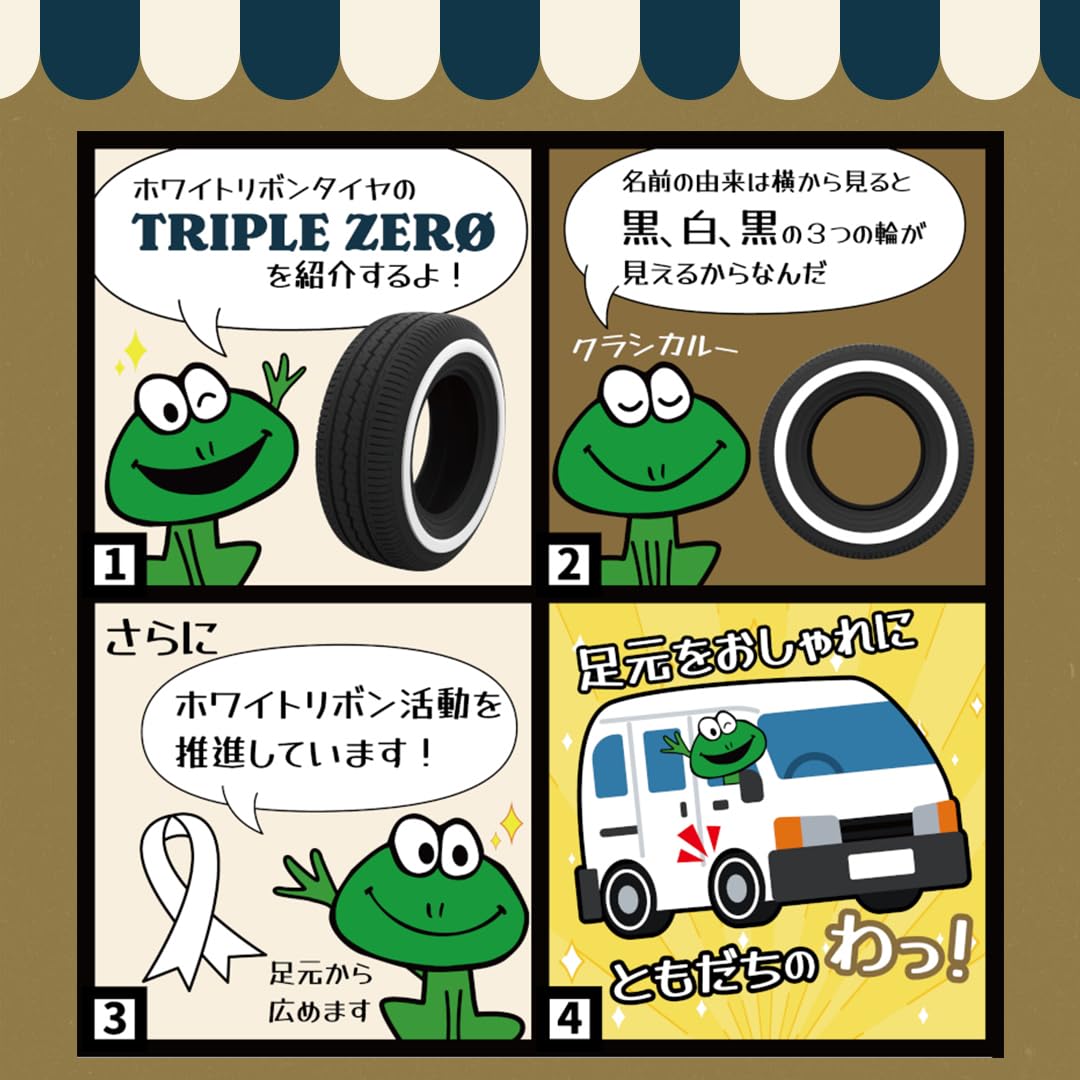 Amazon.co.jp: TIREFROG タイヤフロッグ TRIPLE ZERO 215/65R16 109