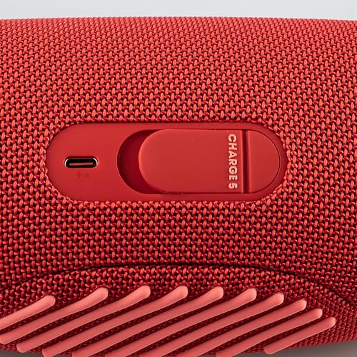 Image of JBL Charge 5 Wireless Bluetooth Speaker (Red) | Rugged IP67 Waterproof Outdoor Audio with Deep Bass & 20H Playtime | Includes Protective Travel Case for Beach, Hiking, Camping, and More