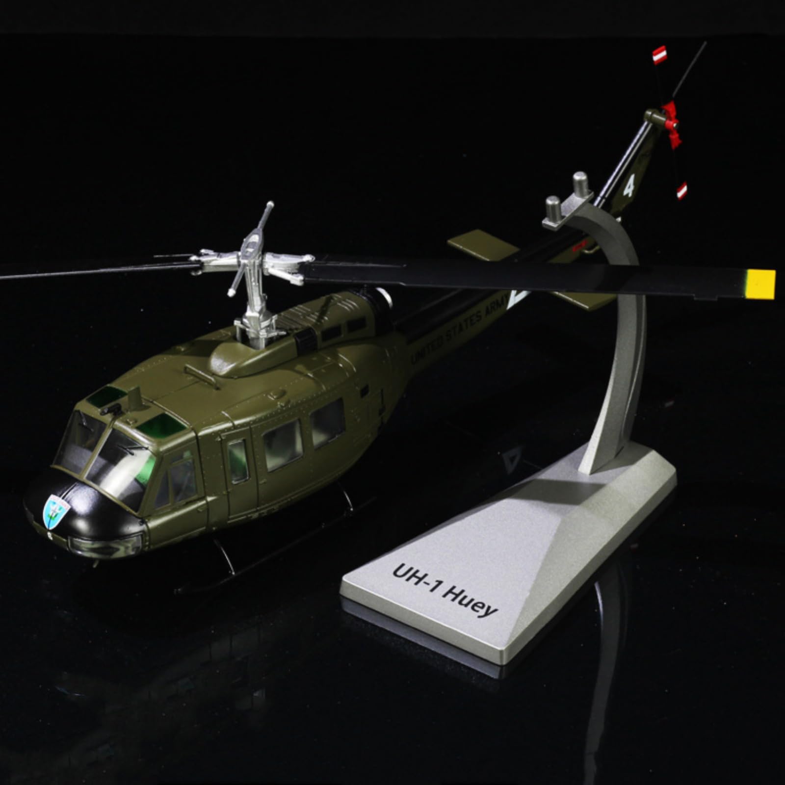 Amazon.co.jp: 合金USA UH-1ヒューイヘリコプター航空機模型飛行機