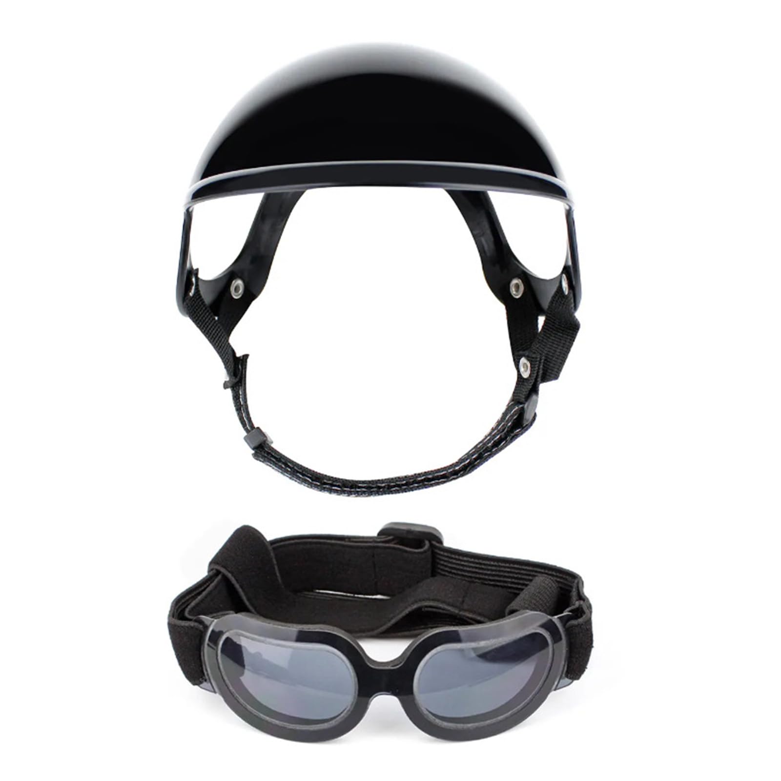 MICFENY Adjustable Pet Goggles Dog Helmets Dog Hat Motorcycle Dog Helmets Safetys Helmets Puppy Shades Dog Hat