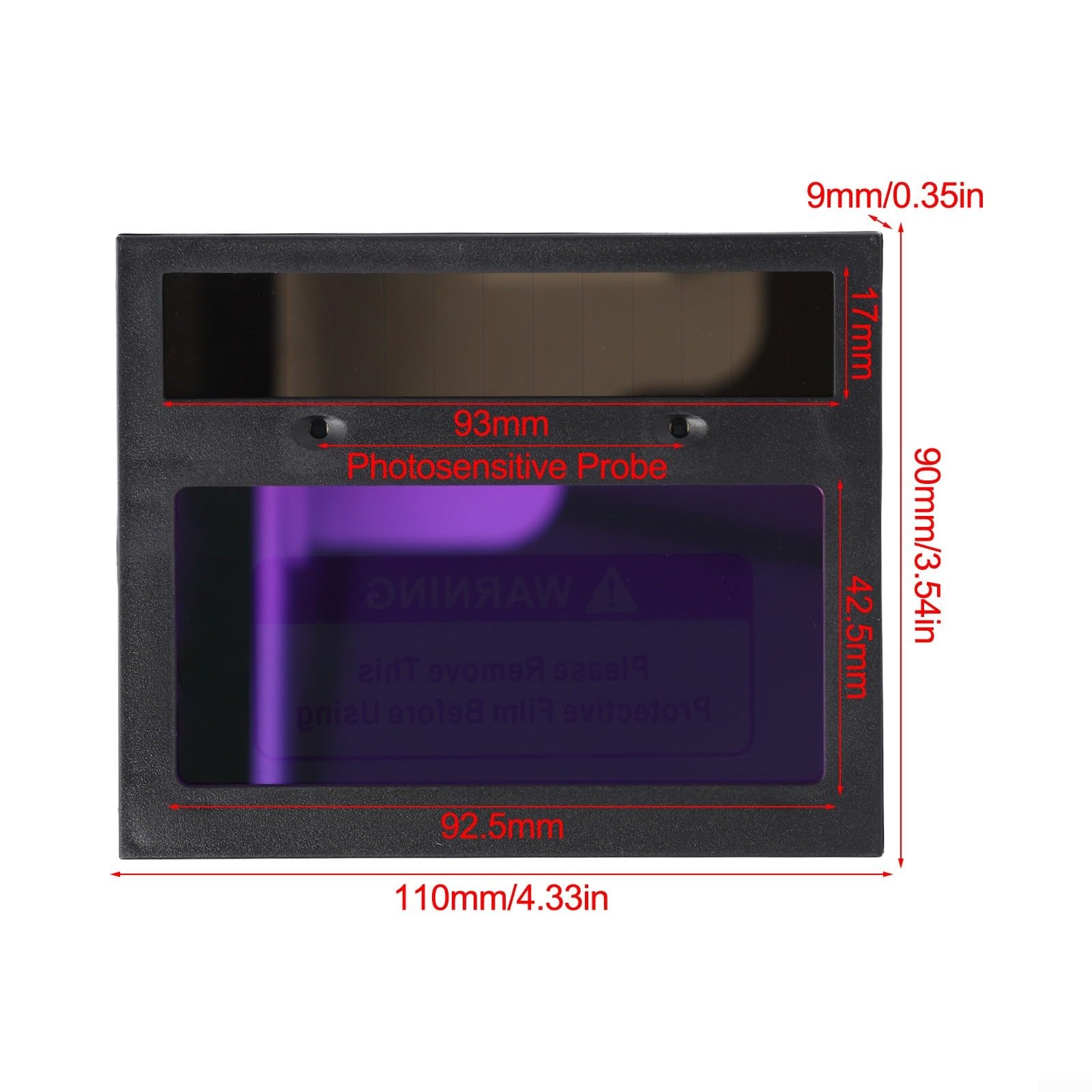 Auto Darkening Welding Helmet Solar Panel Lens Filter Shade Tool Hood Protector with Adjustable Sensitivity for MIG TIG Argon Gas Welding