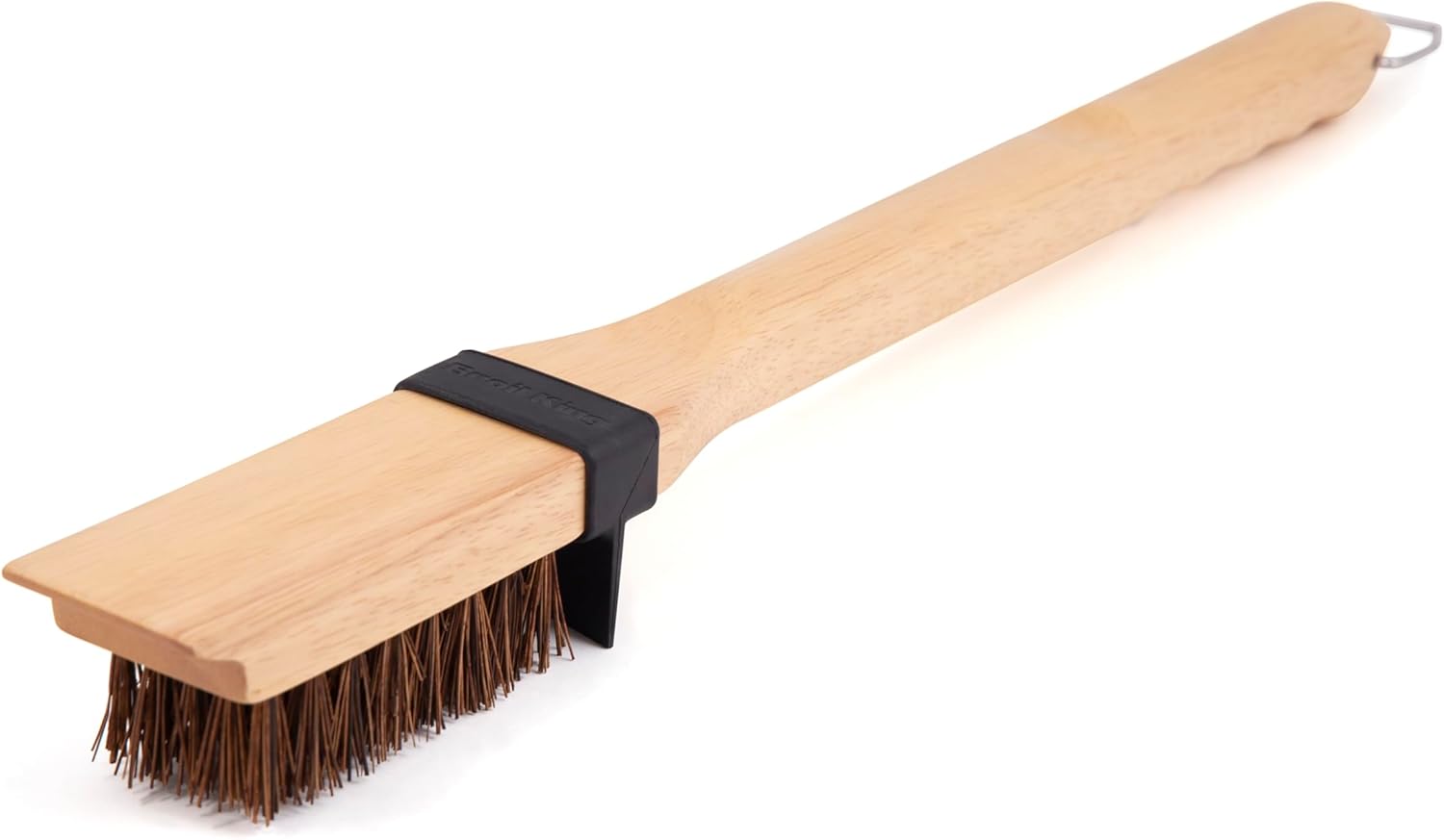 Broil King 65228 Grill Brush Wood Heavy/Long Palmyra Bristles