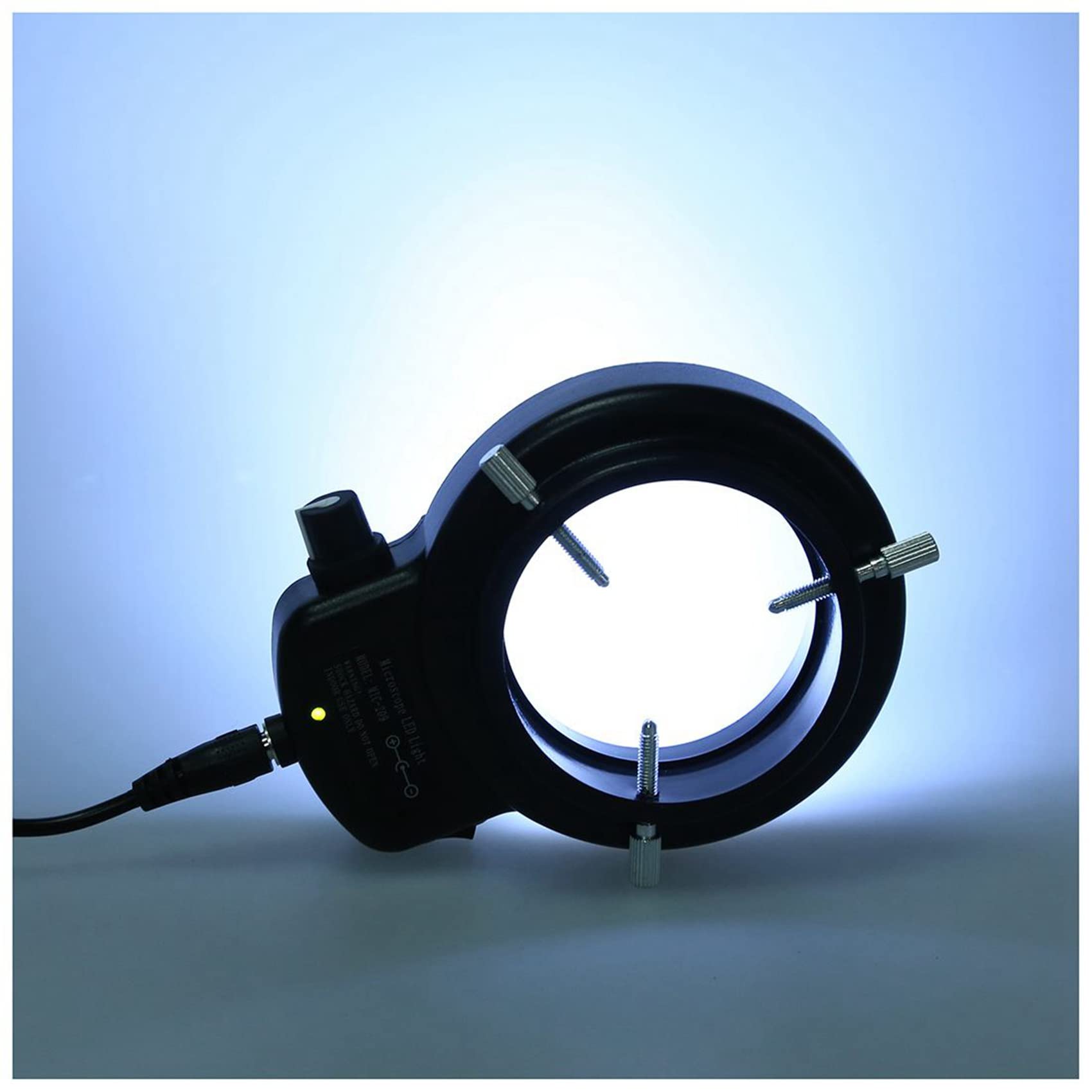 3X 144 LED Luz del Anillo del Miniscopio Luz del Anillo 0-100% Ajustable para Luz del Anillo del Miniscopio