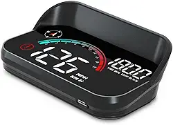 Projetor de Velocímetro de Para-Brisa, Velocímetro Digital Gps com Velocidade, Excesso de Velocidade, Display Heads Up para Carros Adequados para Todos os Veículos