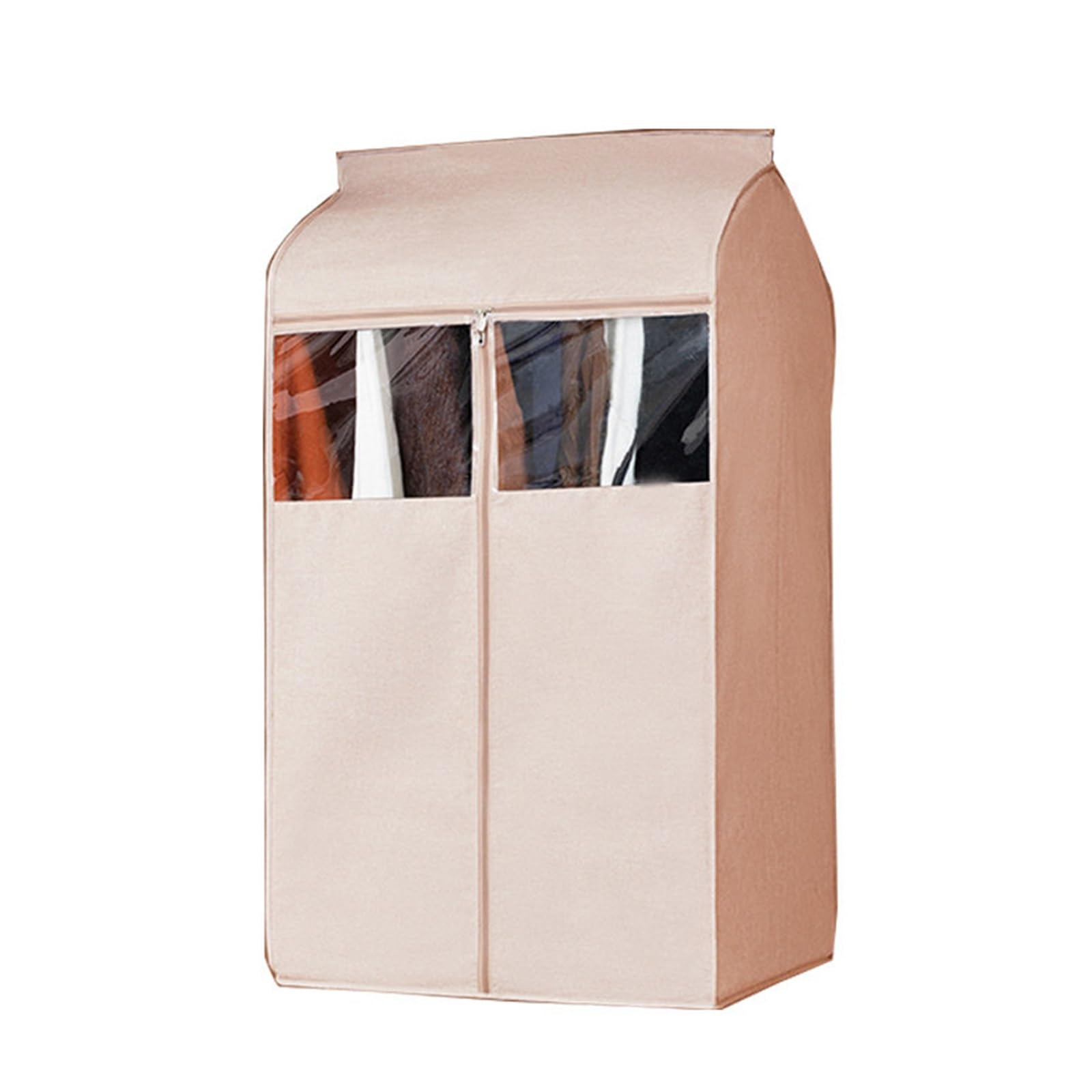 Fundas Ropa Bolsas Guardar Ropa de Tela Oxford para Perchero, con Ventana Transparente para Abrigos Camisas Chaquetas
