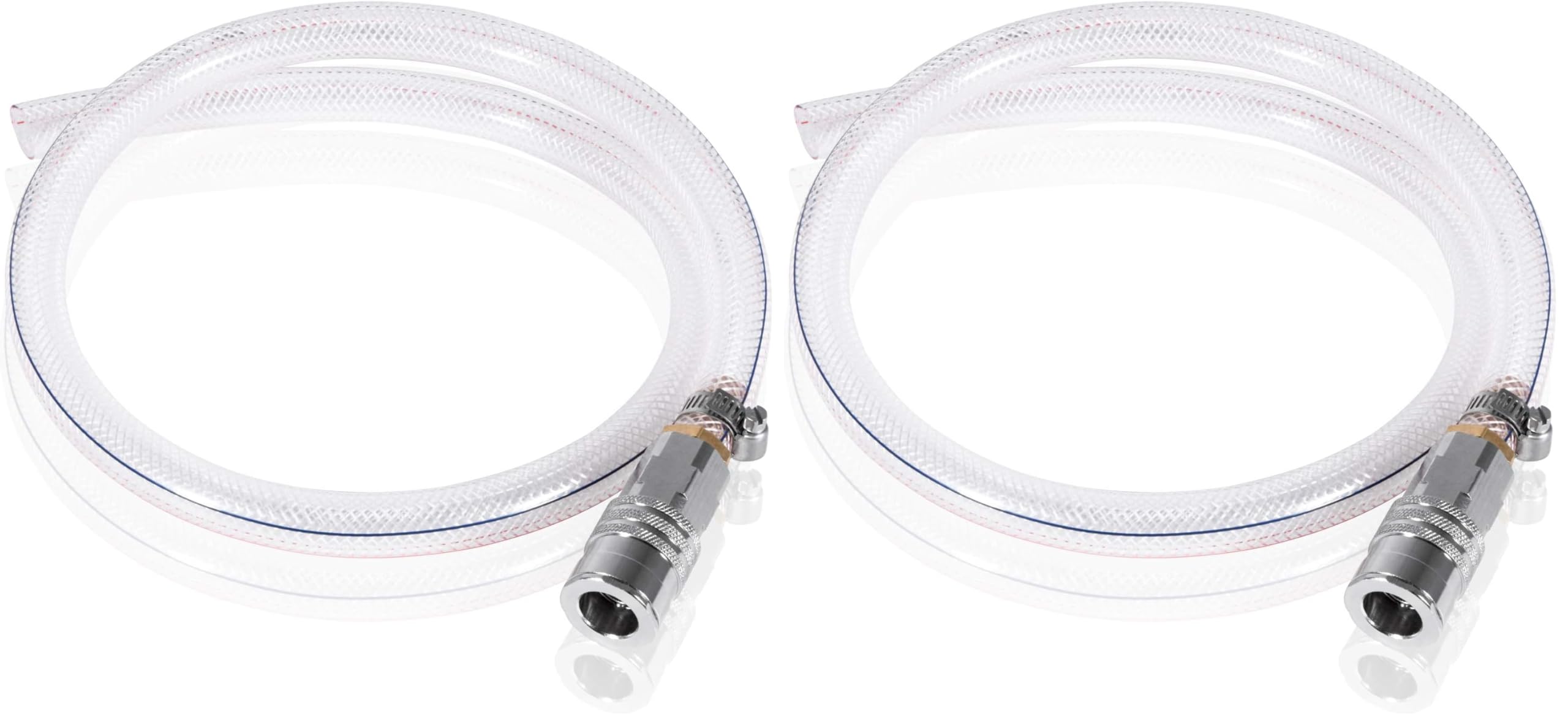 For Volvo Mack Radiator Coolant Drain Hose 9996049 For 2004-2019 Volvo Trucks &amp; 2008-2019 Mack Trucks Silica Gel (1000MM) (Pack of 2)