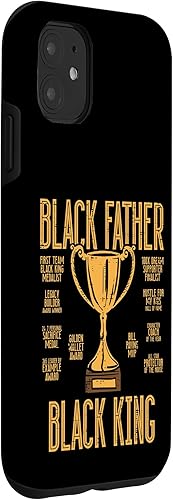 Miniatura 9 de Funda para iPhone 13 Pro Black Father King African Pride BLM Afro Dad Daddy Papa Men