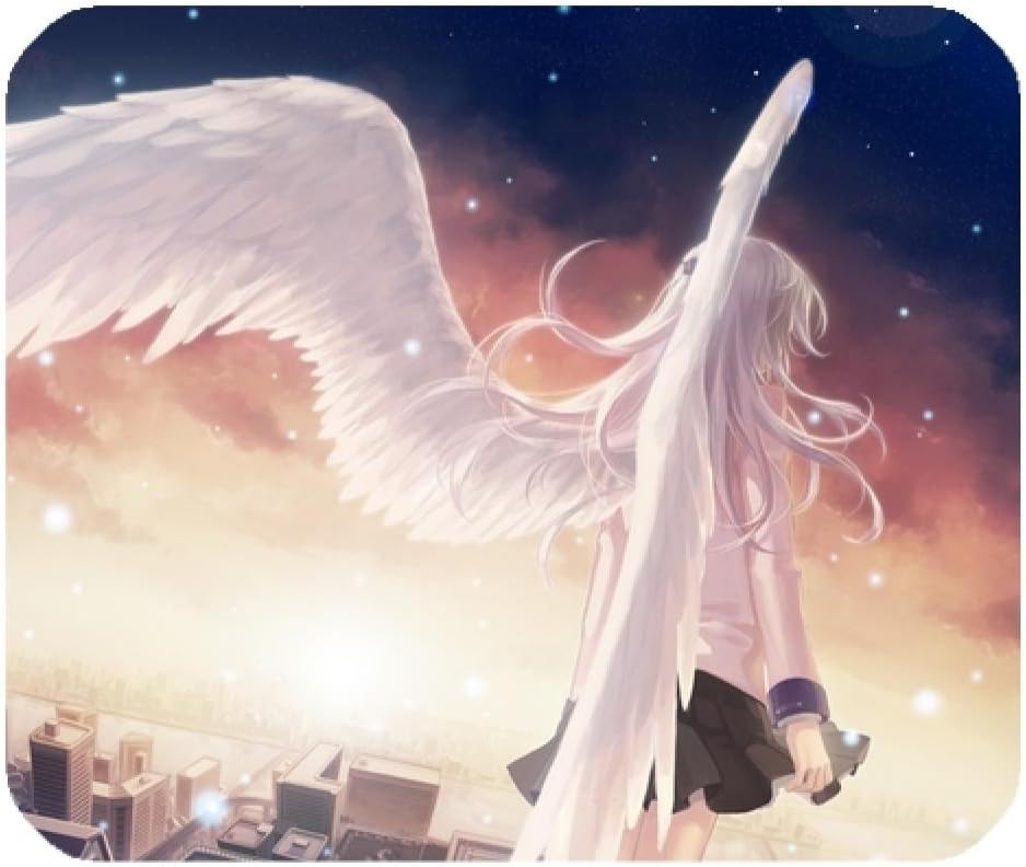 Smiling Christmas Holidays Angel Beats! x mouse pad mouse Mat