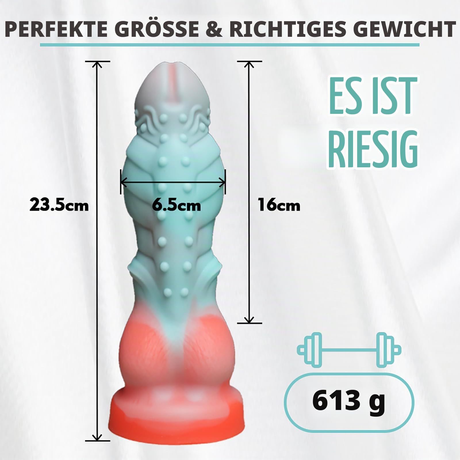 TUONID Anal Vibrator Mit Fernbedienung 23.5CM Monster Dildo Anal Dilatator Alien Dildo G Punkt Prostata Stimulator Vibrations massagegerät Schwuler extremer SM Erotisches Sextoys für Männer Frauen