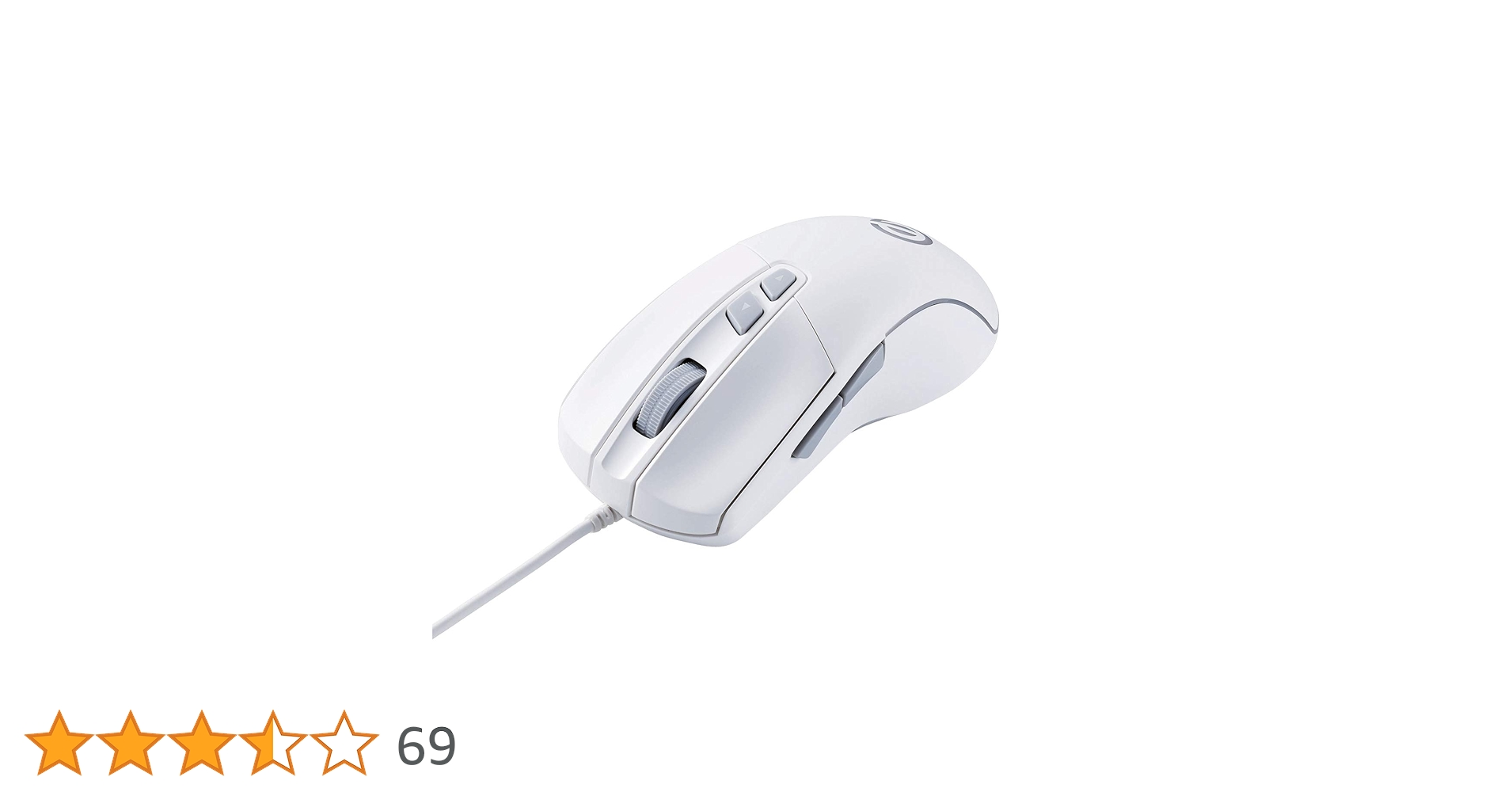 (未使用･未開封品)エレコム ゲーミングマウス／光学式／8000万回耐久スイッチ／6200dpi／5ボタン／有線／ホワイト M-G01URWH Amazon | エレコム ゲーミングマウス／光学式／8000万回耐久
