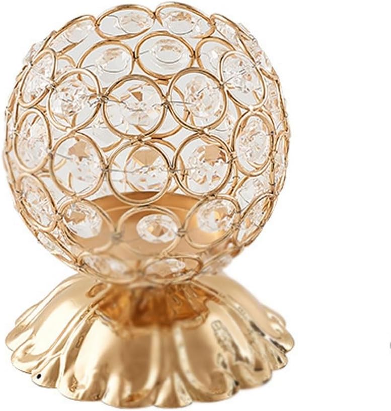 European Candlestick Ornaments electroplated Iron Creative Candle Cup