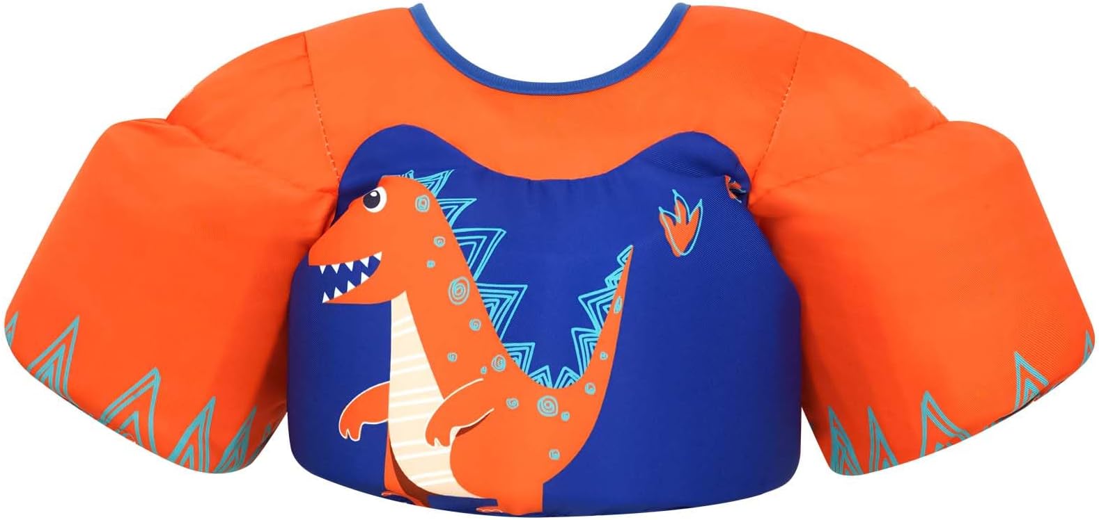 Gogokids Kids Swim Vest with Floats Armbands, Updated Vest-style Toddler Swimming Jacket Adjustable Safety Buckle Swimming Pool Flotation Buoyant Jacket for Children 2-6 Years Old