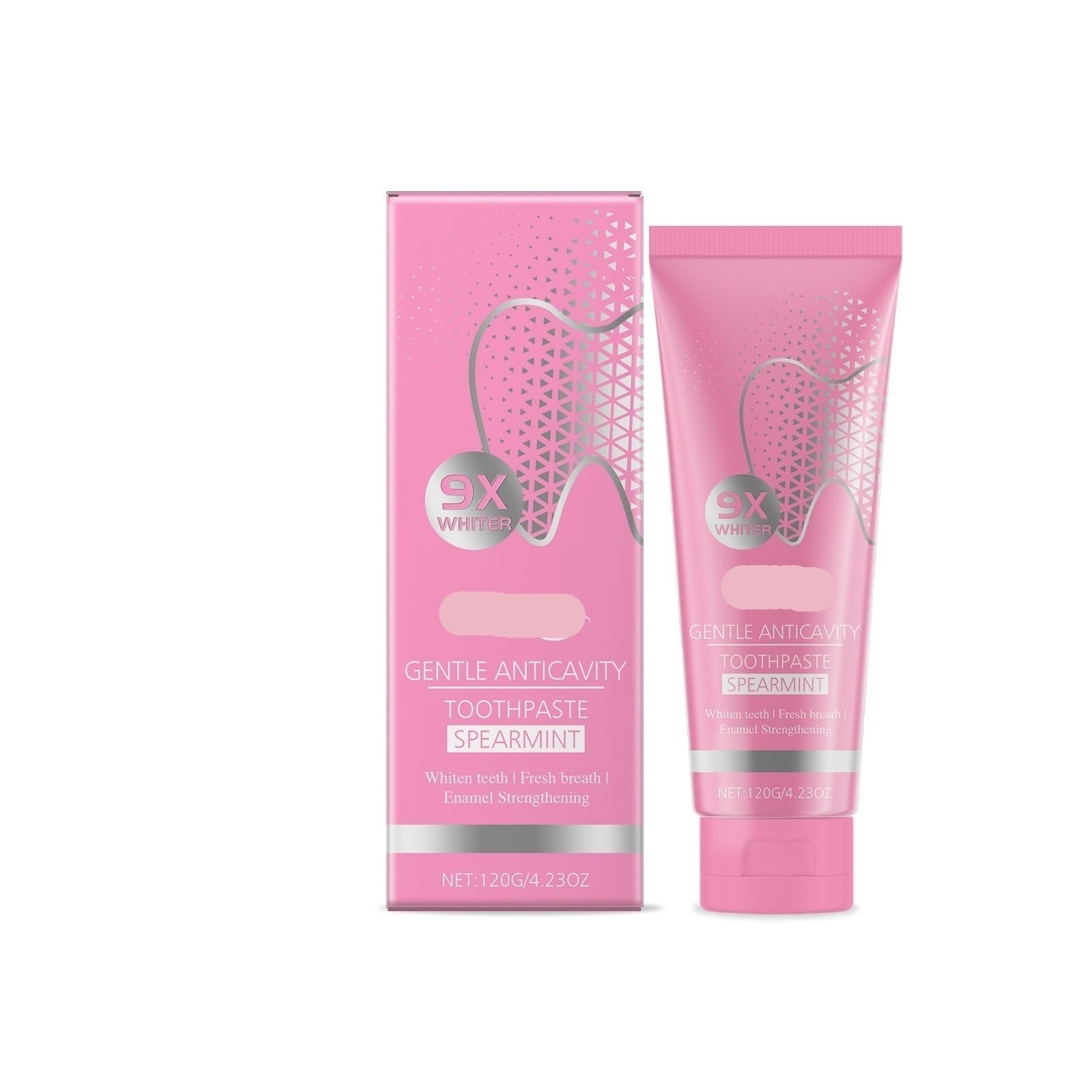 Dentifrice fraîcheur naturelle et soin gencives - Lot de 2 tubes pour l'hygiène bucco-dentaire