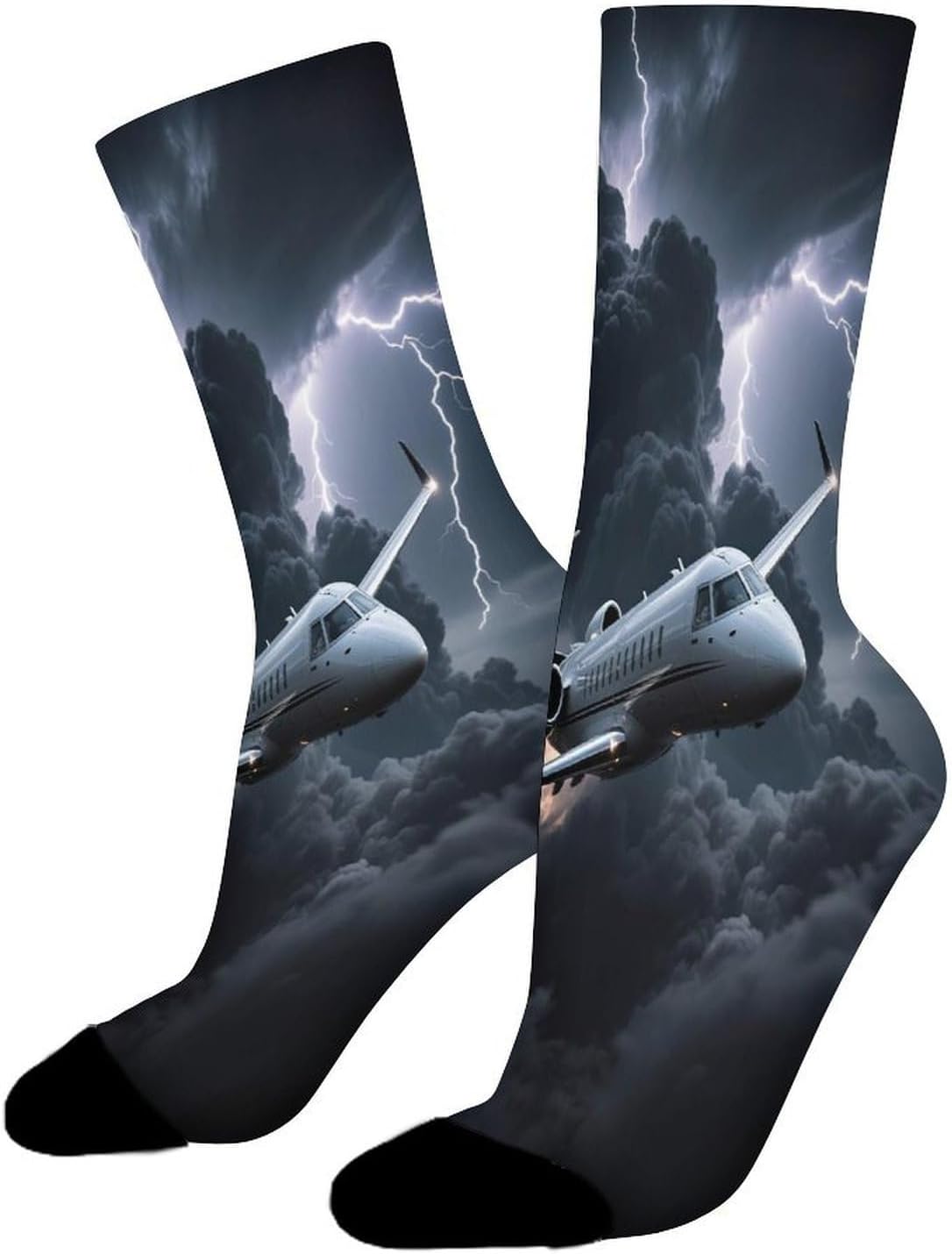 Altitude Surge Crew Socks Moisture Wicking Ankle High Cushioned Arch Support Seamless Toe Athletic & Casual