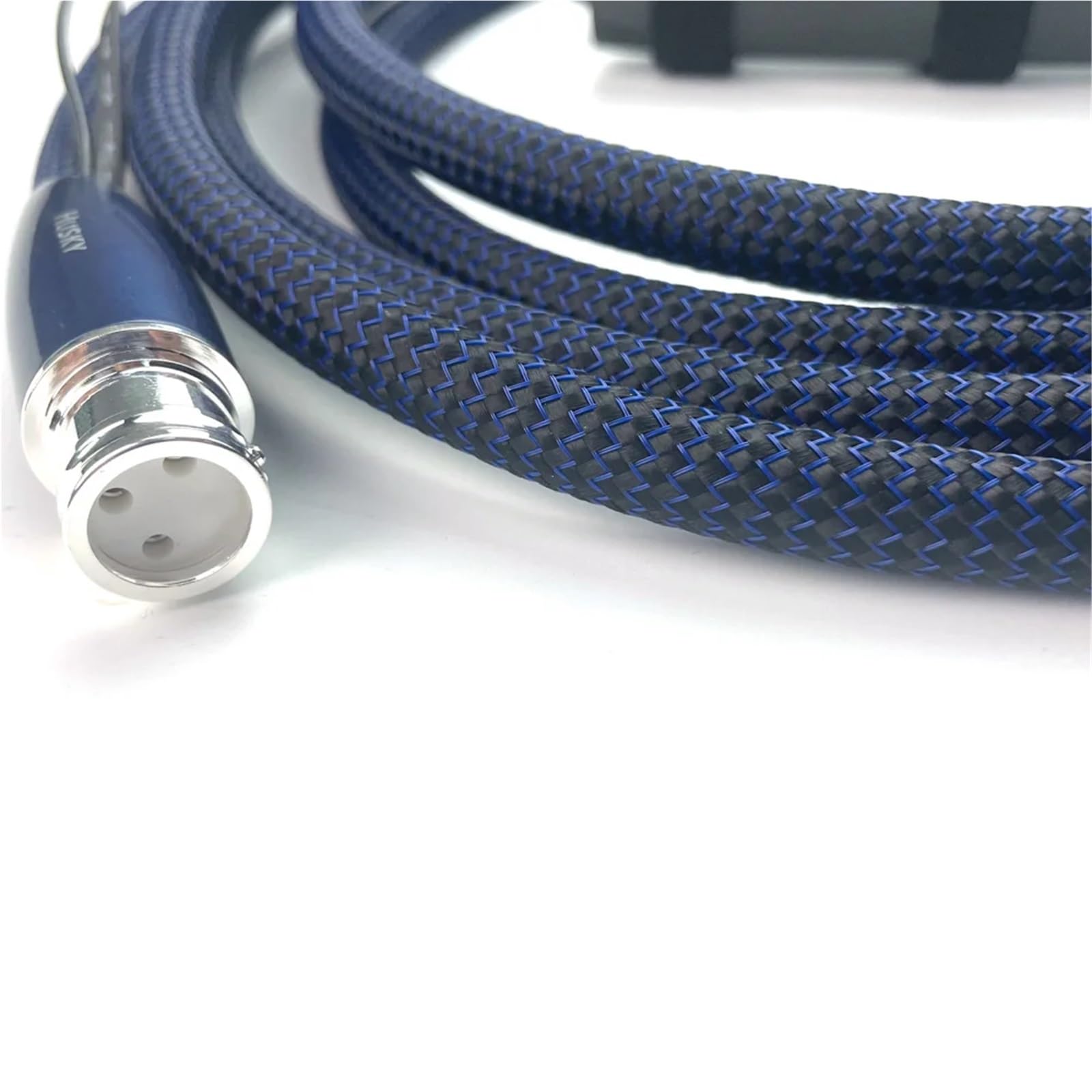 Cable coaxial Digital de Audio Hi-Fi y Balance XLR for subwoofer y XLR Conector Plateado(XLR Version,3 Meter)