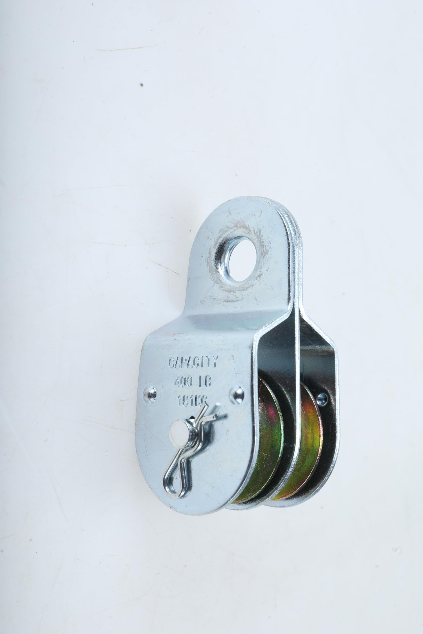 Double Pulley Block - 400 LBS Load Capacity -1 Double Pulley Block - 400 LBS Load Capacity -1