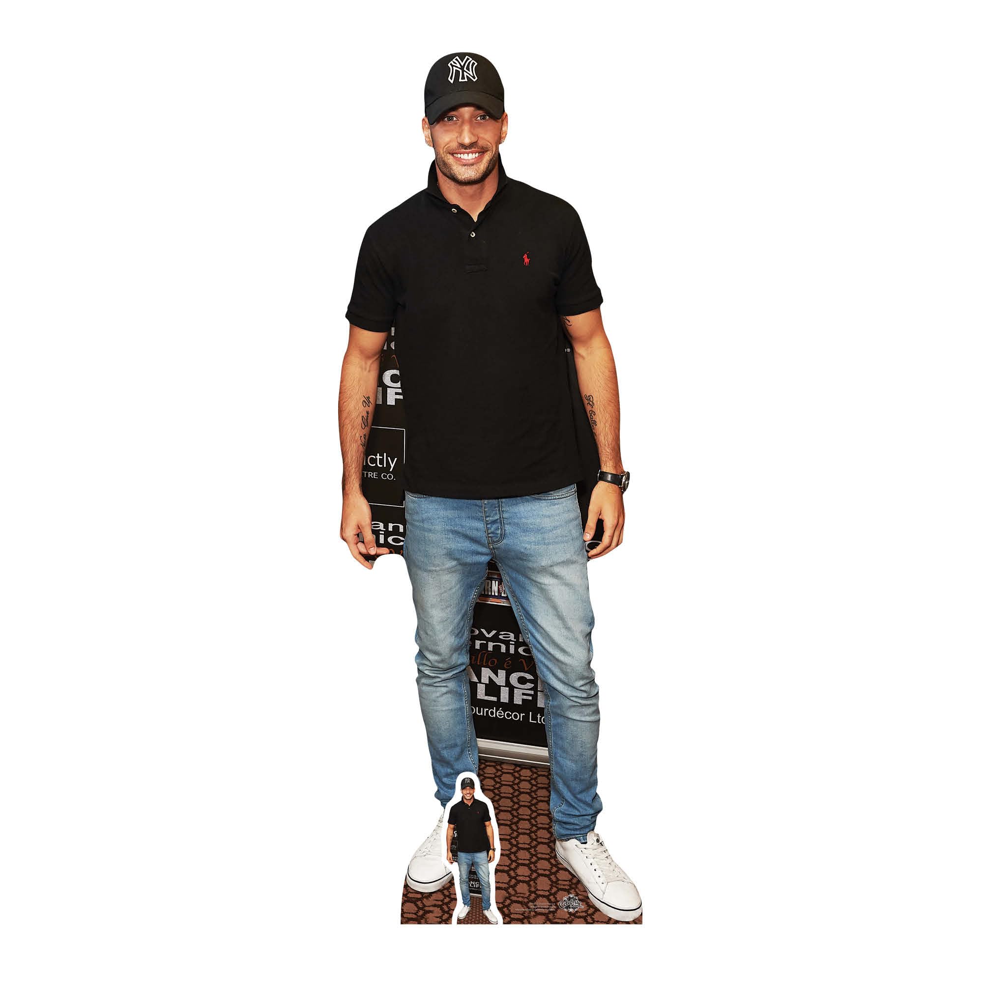 Star Cutouts Multi-Colour Life Size Cut Out With Mini Version Of Strictly Giovanni Pernice, Cardboard, 178 X 61 X 178 Cm