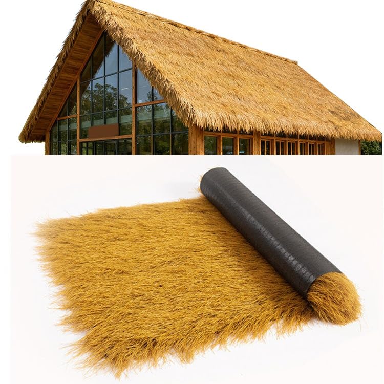 Chaume de palmier artificiel pour toit de cabane de plage et piscine extérieure