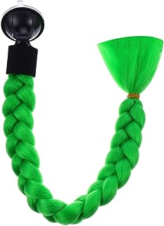 ibasenice Capacete Trança Capacete Peruca Sintética Capacete De Esqui Peruca Capacete Cabelo Motocicleta Capacete Rabo De Cavalo Peruca Trança Suja Perucas Femininas Capacete Cosplay