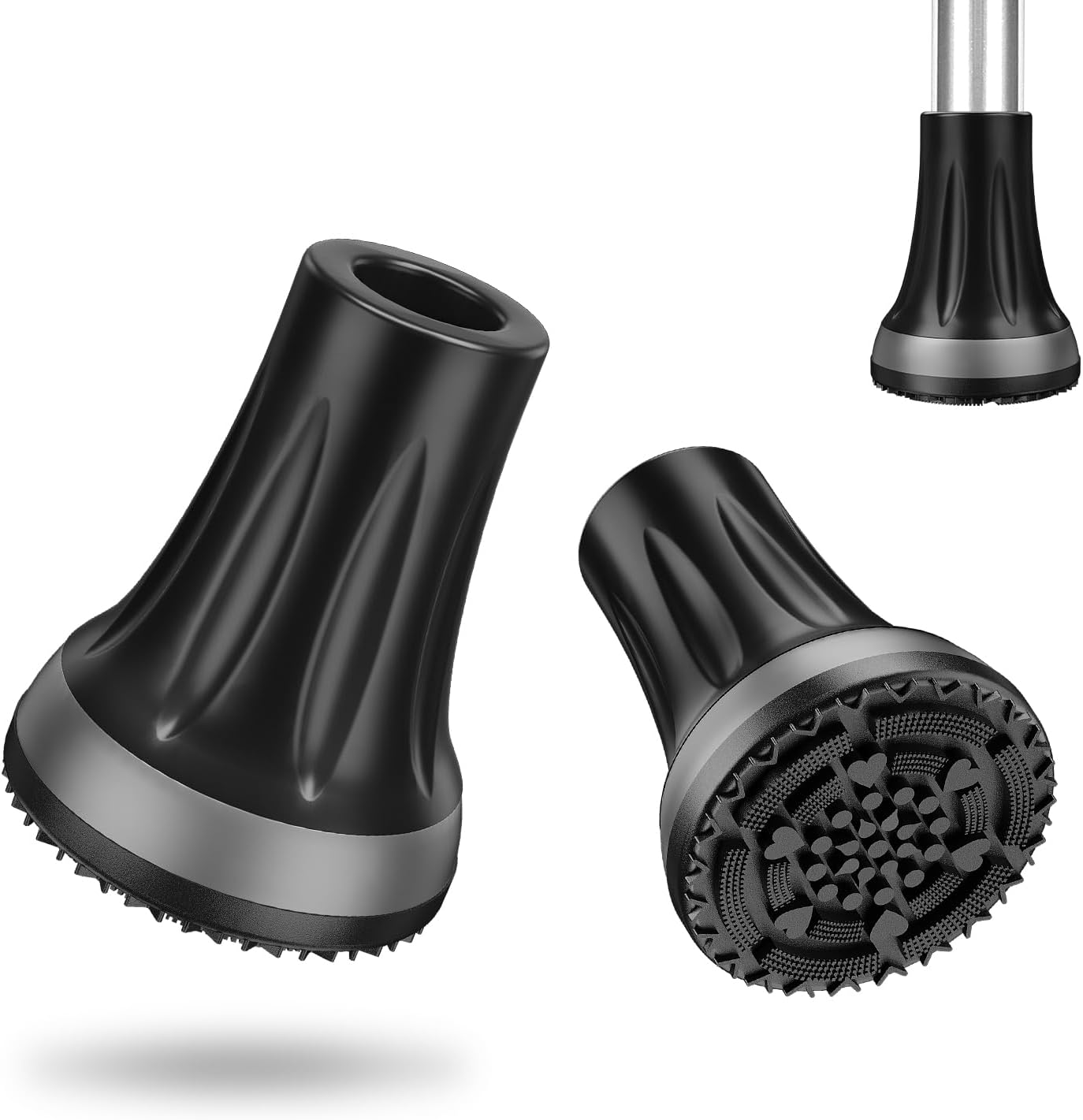 supregear 3/4″ Cane Tips (2-Pack), Anti-Slip Replacement Rubber Foot Pad for All Terrain Heavy Duty, 0.75 Inch Extreme Grip Feet Ends Caps for Walking Canes and Sticks supregear 3/4″ Cane Tips (2-Pack), Anti-Slip Replacement Rubber Foot Pad for All Terrain Heavy Duty, 0.75 Inch Extreme Grip Feet Ends Caps for Walking Canes and Sticks