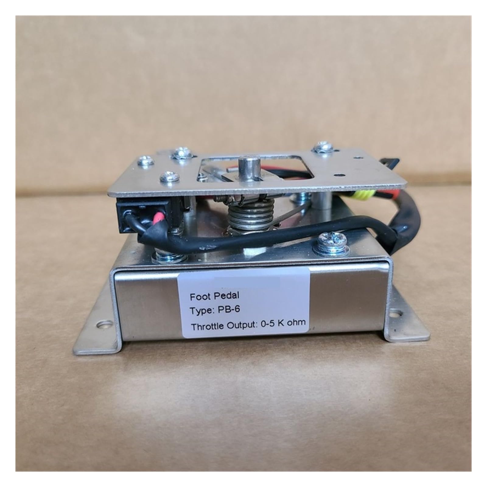 Replace PB-6 Foot Pedal PB6 0-5K Potentiometer Electronic Throttle Controller Accelerator Sprint Booster